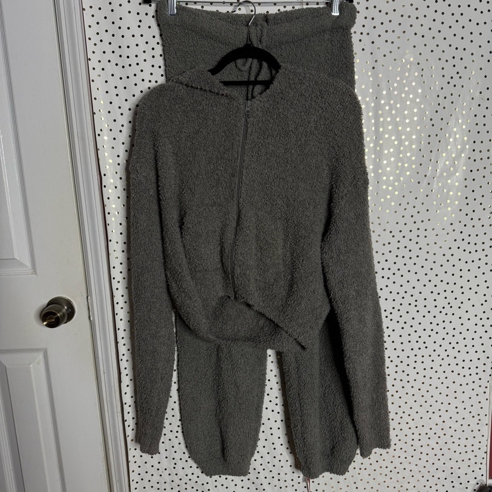 Skims Set Cozy Gray Women's Sweater